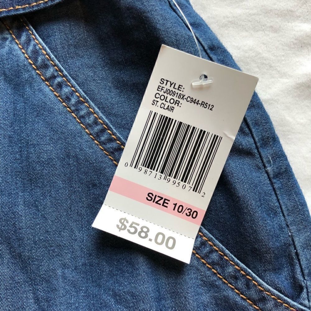 Kensiejeansshorts Bluesize10/30nwt — image 4 of 8